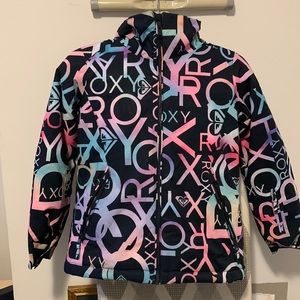 Roxy snow jacket w/ removable hood